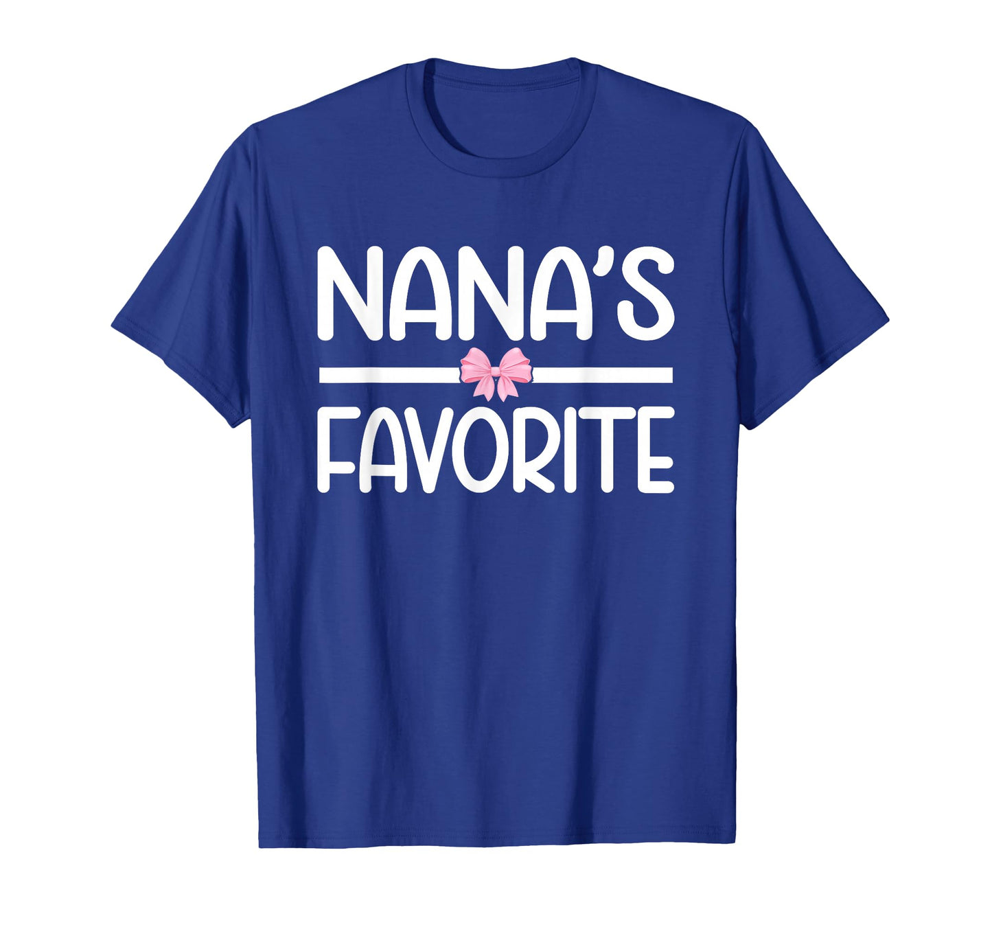 Grandma's - Nana's Favorite Baby Grandaughter Coquette Bow T-Shirt