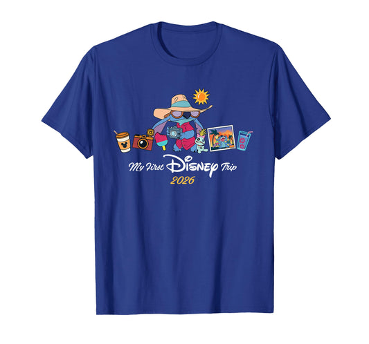 Disney Stitch & Scrump My First Disney Trip 2026 Vacation T-Shirt