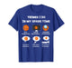 Things I Do in My Spare Time Play Watch Basketball Joke Tee T-Shirt