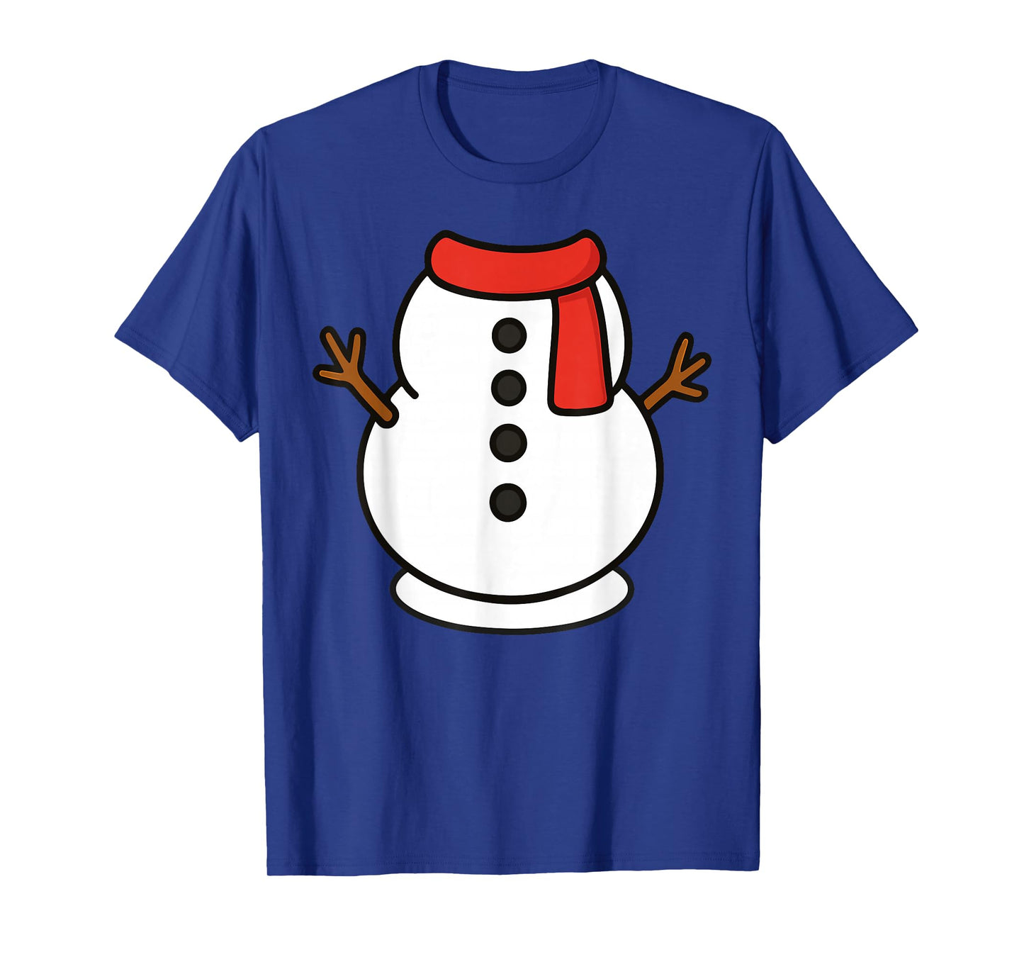 Snowman Costume Shirt Snowman Body Christmas Outfit Men Kids T-Shirt