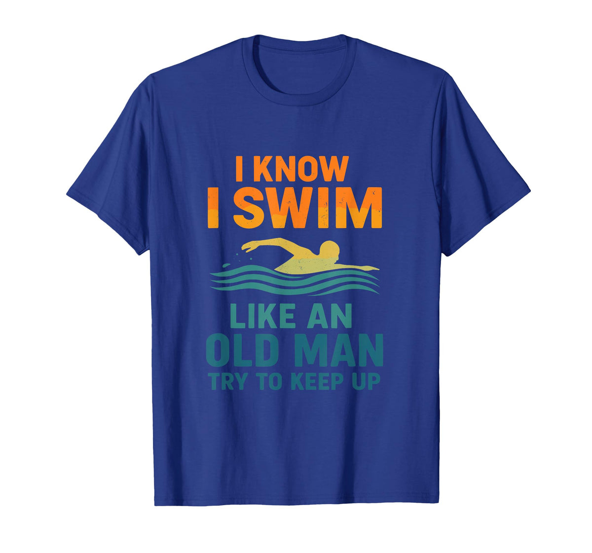 Swim Funny Swimmer Shirt Men T-Shirt