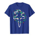 Cat Wrapped in Christmas Lights Meowy Cats Women Men Kids T-Shirt