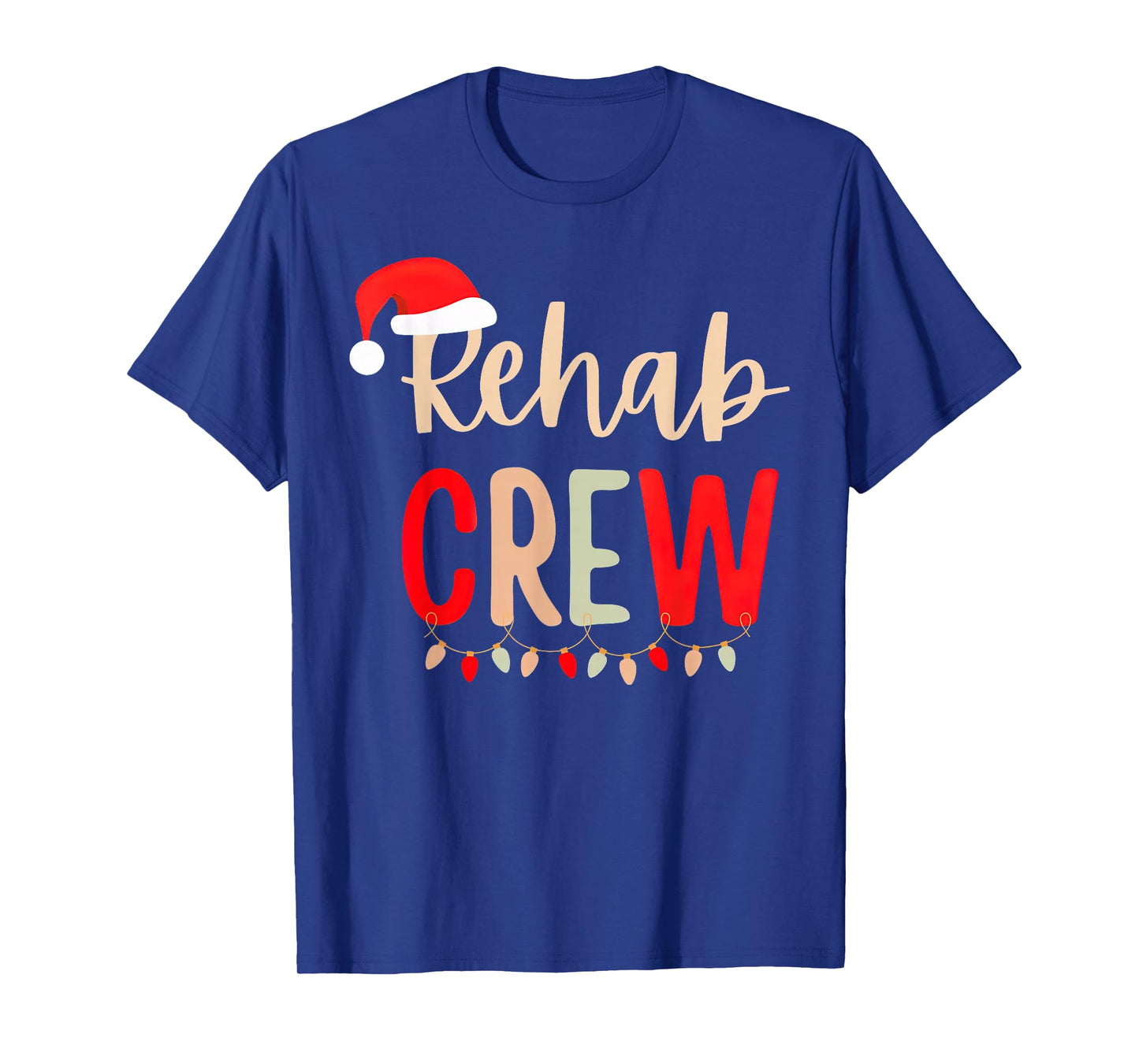 Rehab Crew Rehabilitation Week Physical Therapist Christmas T-Shirt
