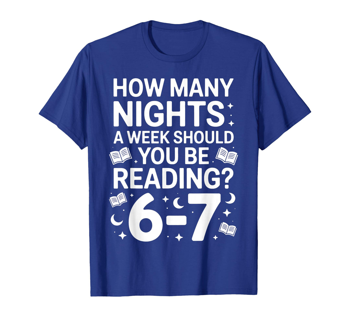Reading 6-7 Teacher School Librarian Book Lover Reader T-Shirt