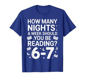 Reading 6-7 Teacher School Librarian Book Lover Reader T-Shirt