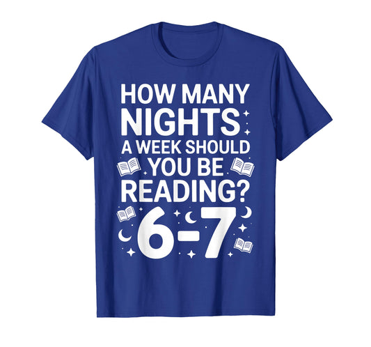 Reading 6-7 Teacher School Librarian Book Lover Reader T-Shirt