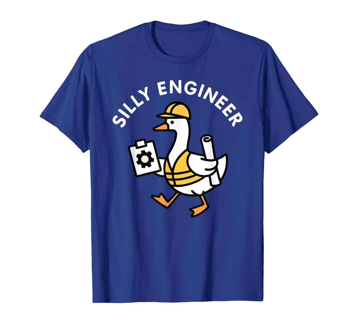 Funny Silly Engineer Goose Engineering Humor Design T-Shirt