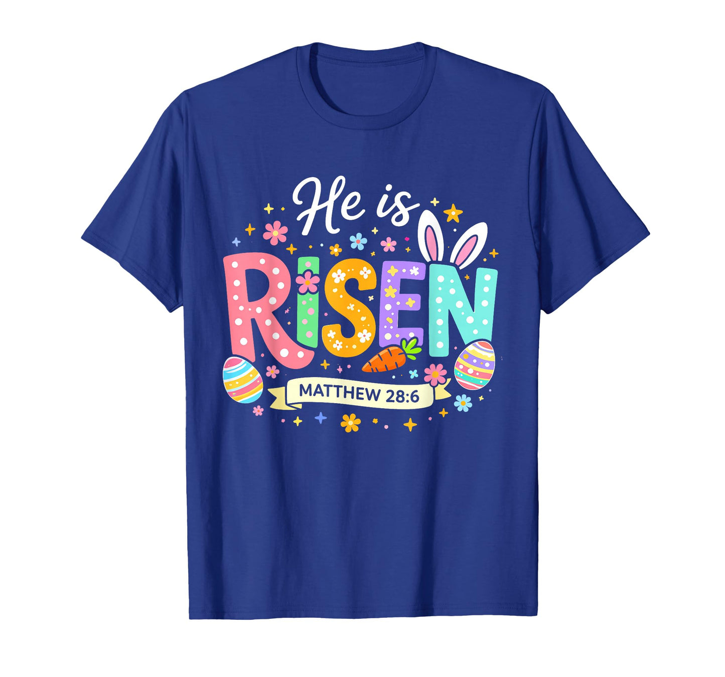 Women Easter He is Risen Jesus Religious Christian Women Kid T-Shirt