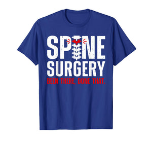 Spine Surgery Art for Men Women Back Surgery Bionic Spine T-Shirt
