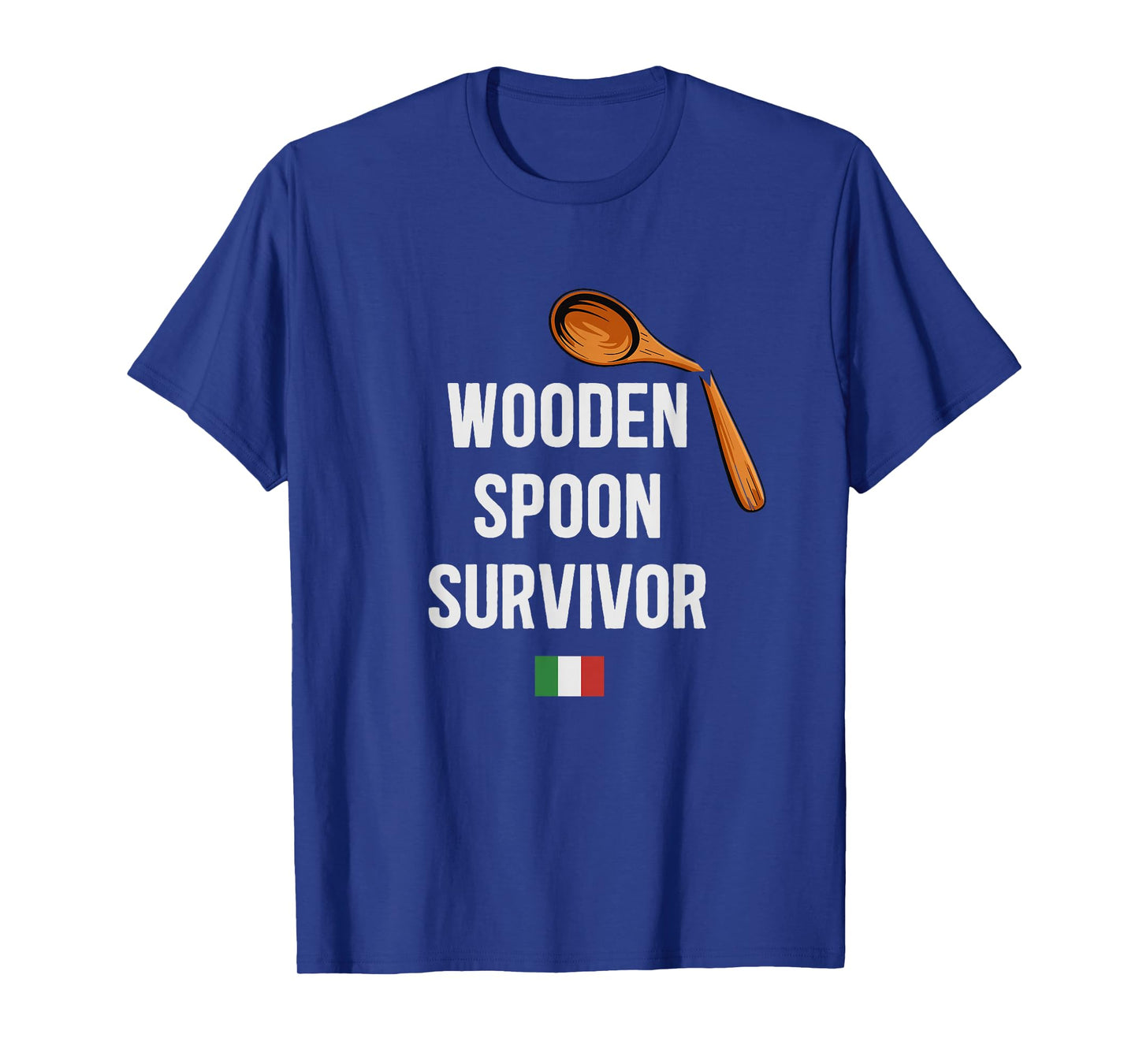 Wooden Spoon Survivor Funny Italian Humor T-Shirt