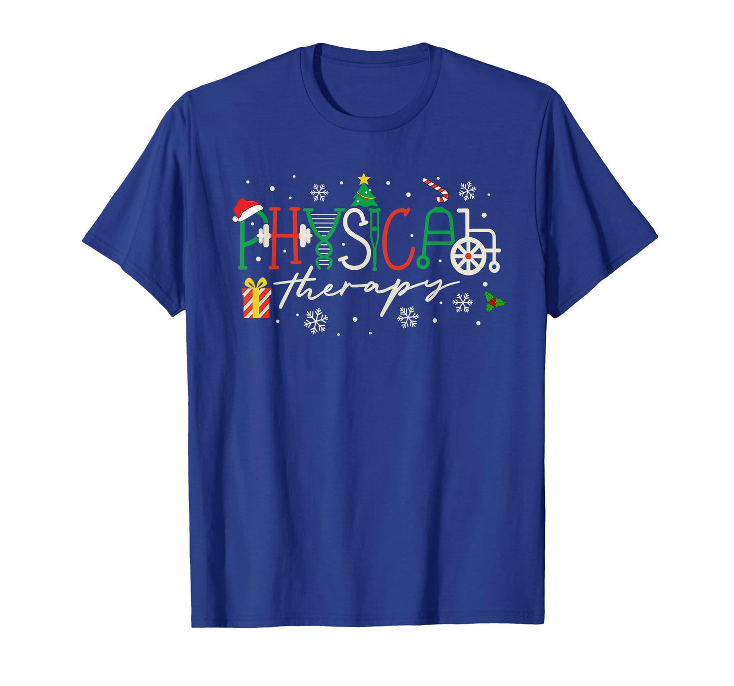 Christmas Physical Therapy Xmas Pediatric PT PTA DPT T-Shirt