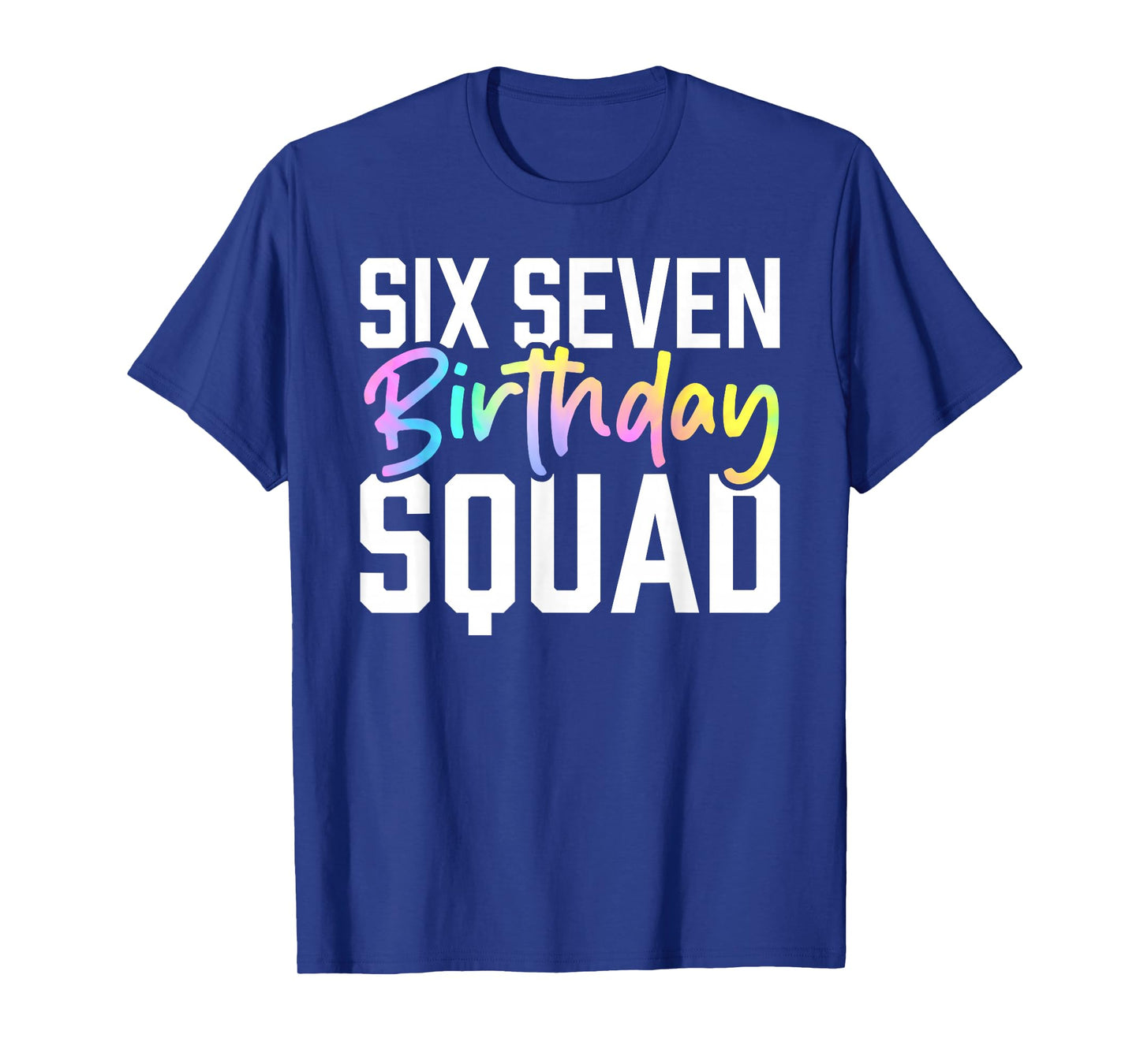 67 Birthday Squad Funny Six Seven Meme Kids Birthday Party T-Shirt