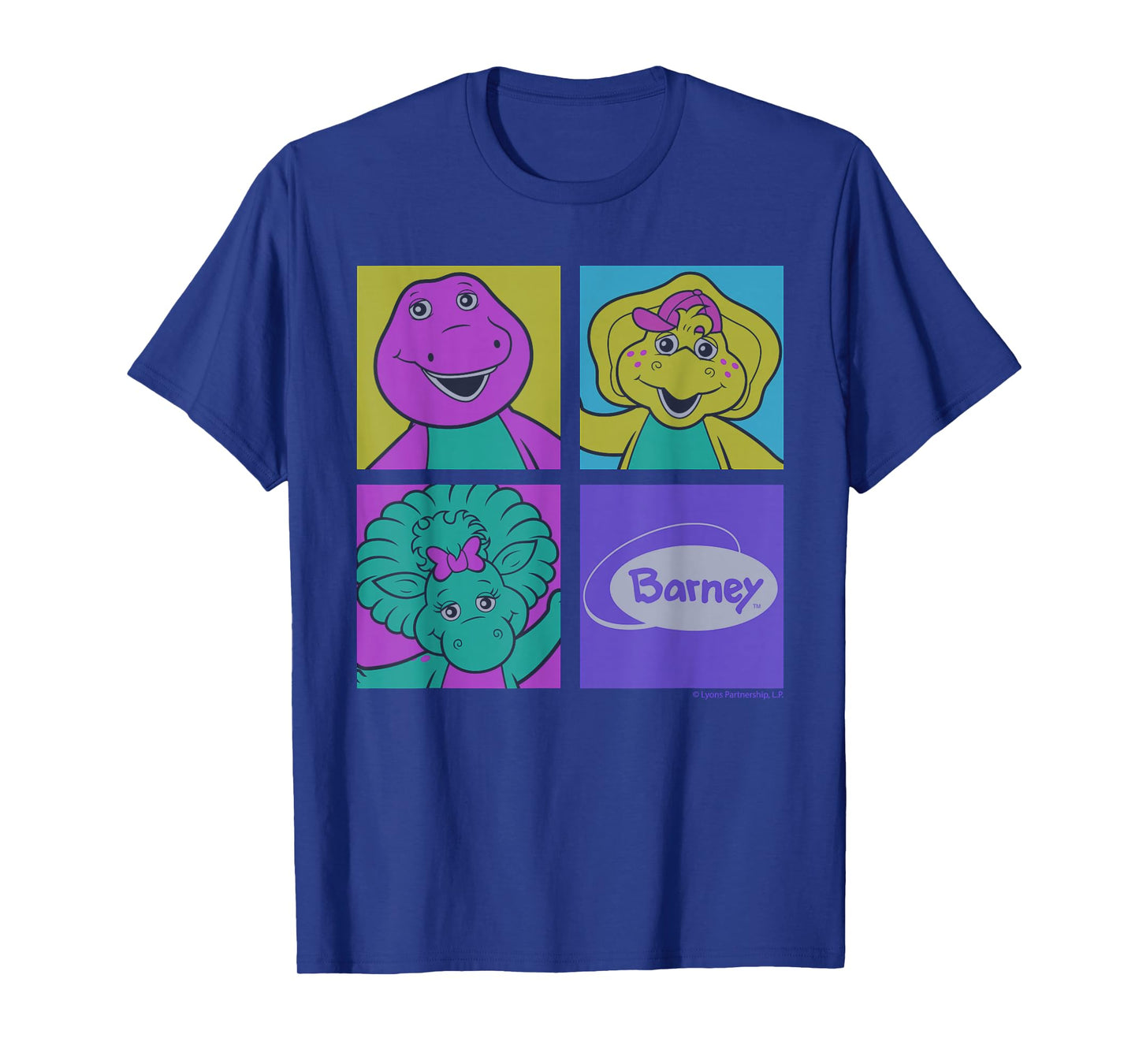 Barney BJ Baby Bop Color Pop Squares T-Shirt