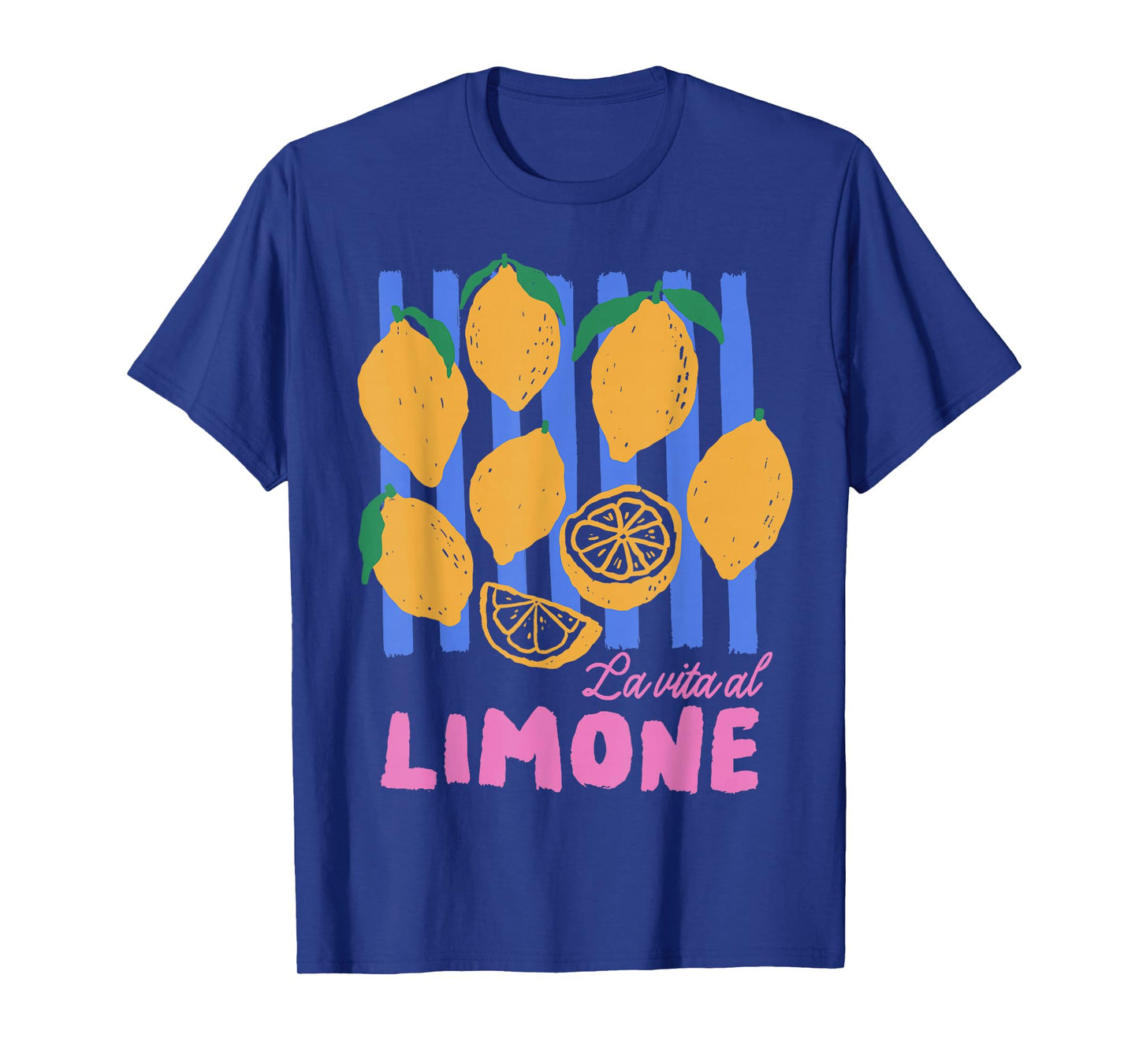 Lavital Limone Italian Lemon Summer Coastal Women Girls T-Shirt