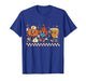 Retro Nurse Thanksgiving Pumpkin Pie Leaves Thankful Nurse T-Shirt
