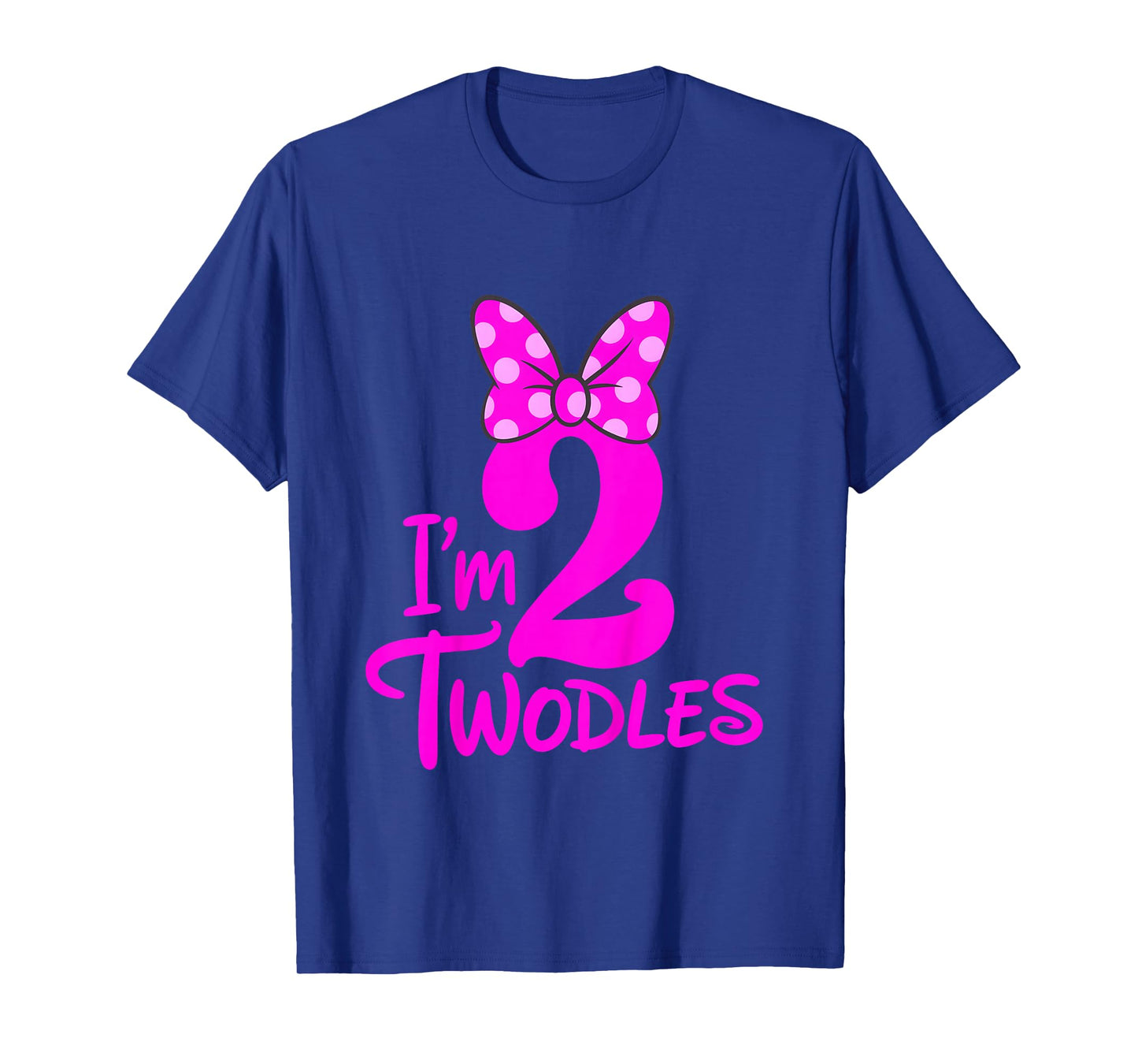 I’m Twodles 2nd Birthday Girl Pink Design T-Shirt