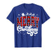 Merry Christmas Buffalo Plaid Red Santa Family Xmas Pajamas T-Shirt