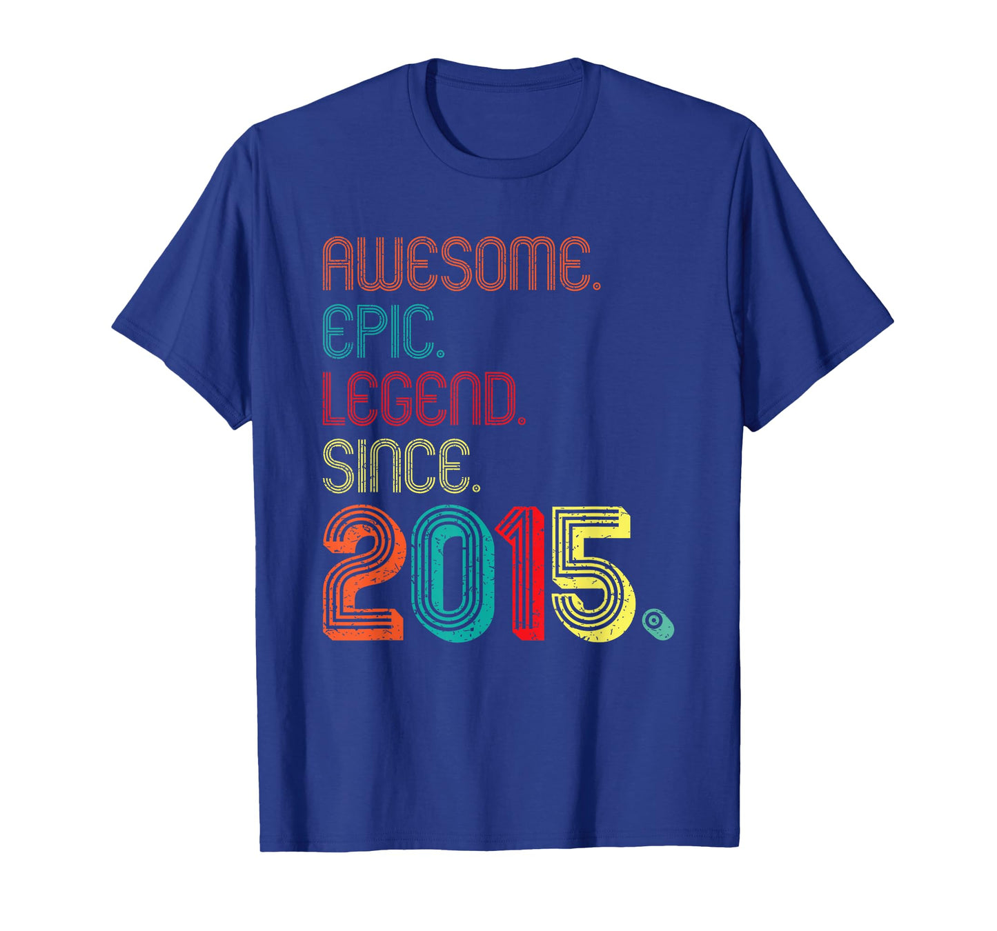 Awesome Epic Legend Since 2015 11 Years Old 11th Birthday T-Shirt