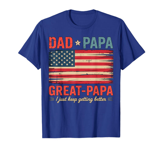 Dad Papa Great Papa T-Shirt