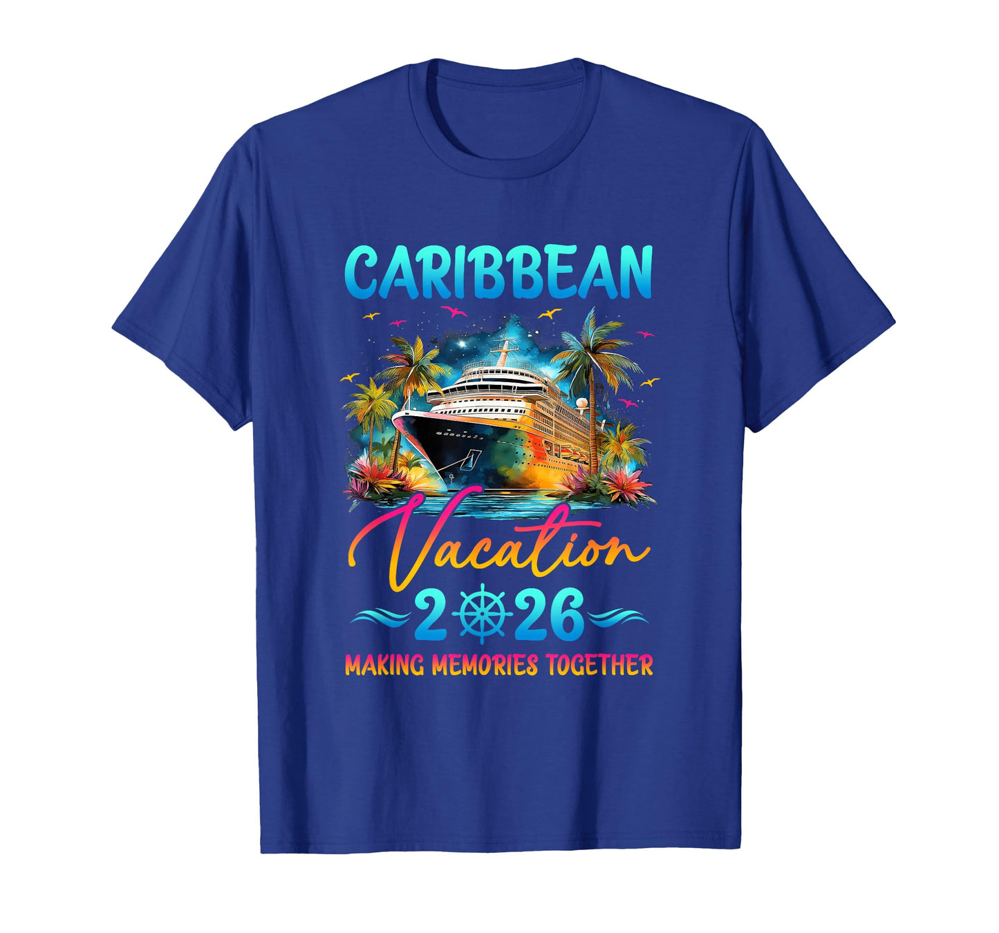Caribbean Family Vacation 2026 Matching Group Summer T-Shirt