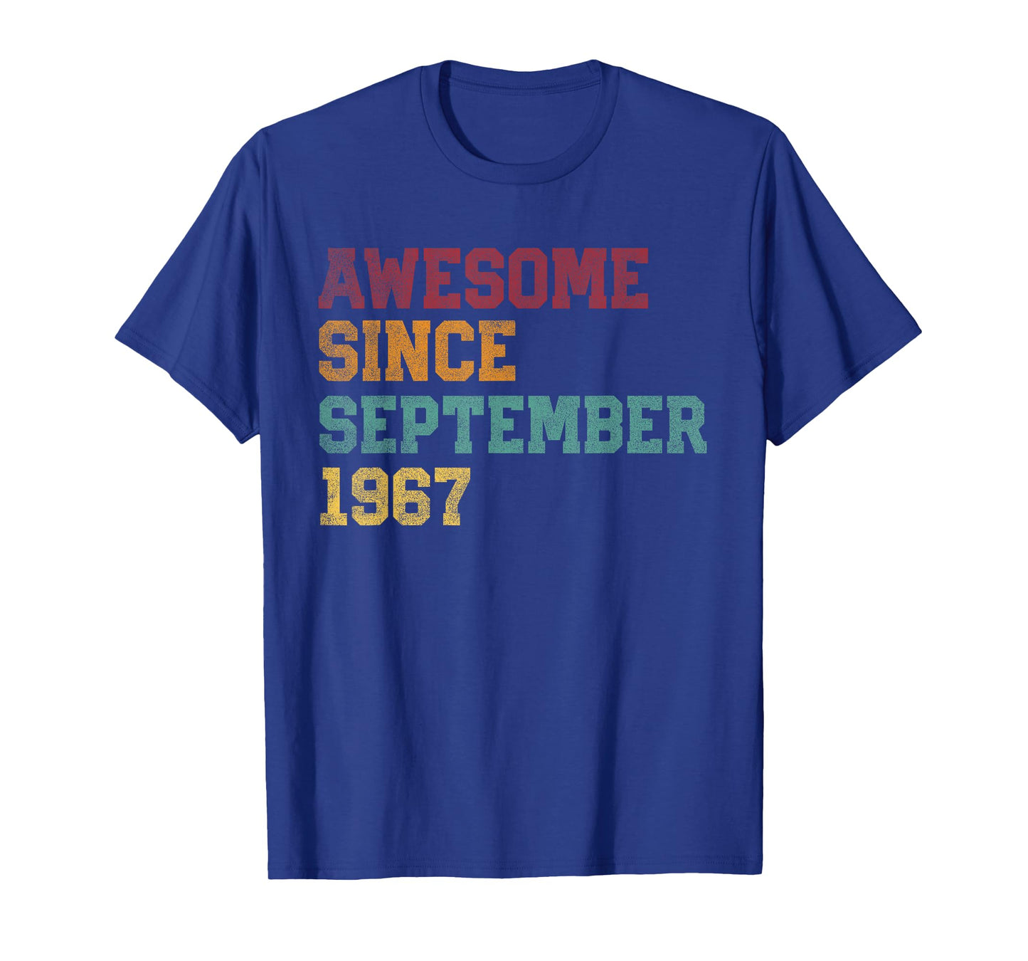 Awesome Since September 1967 59th Birthday 59 Years Old T-Shirt