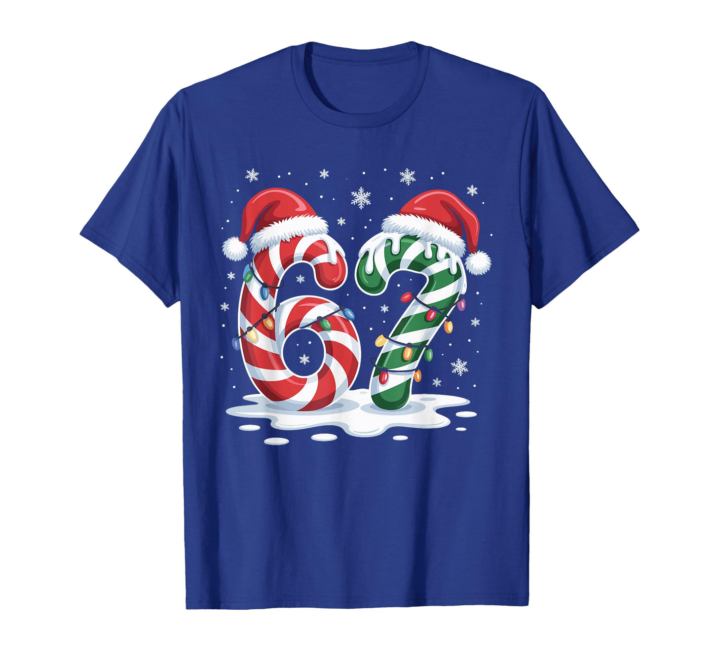 Santa Claus 67 Christmas Xmas Holiday Number 67 T-Shirt