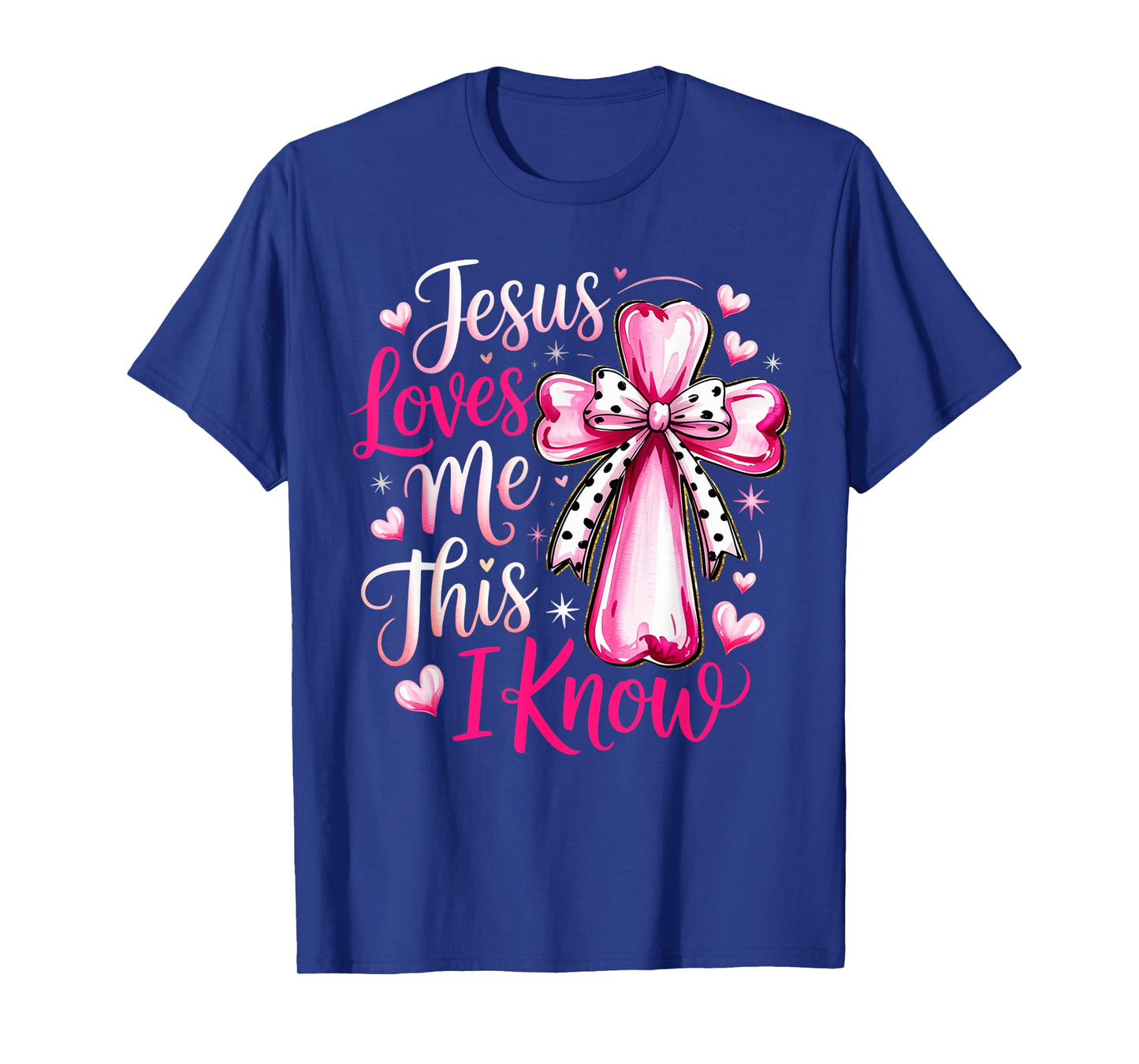 Jesus Loves Me This I Know God Religious Christian Valentine T-Shirt