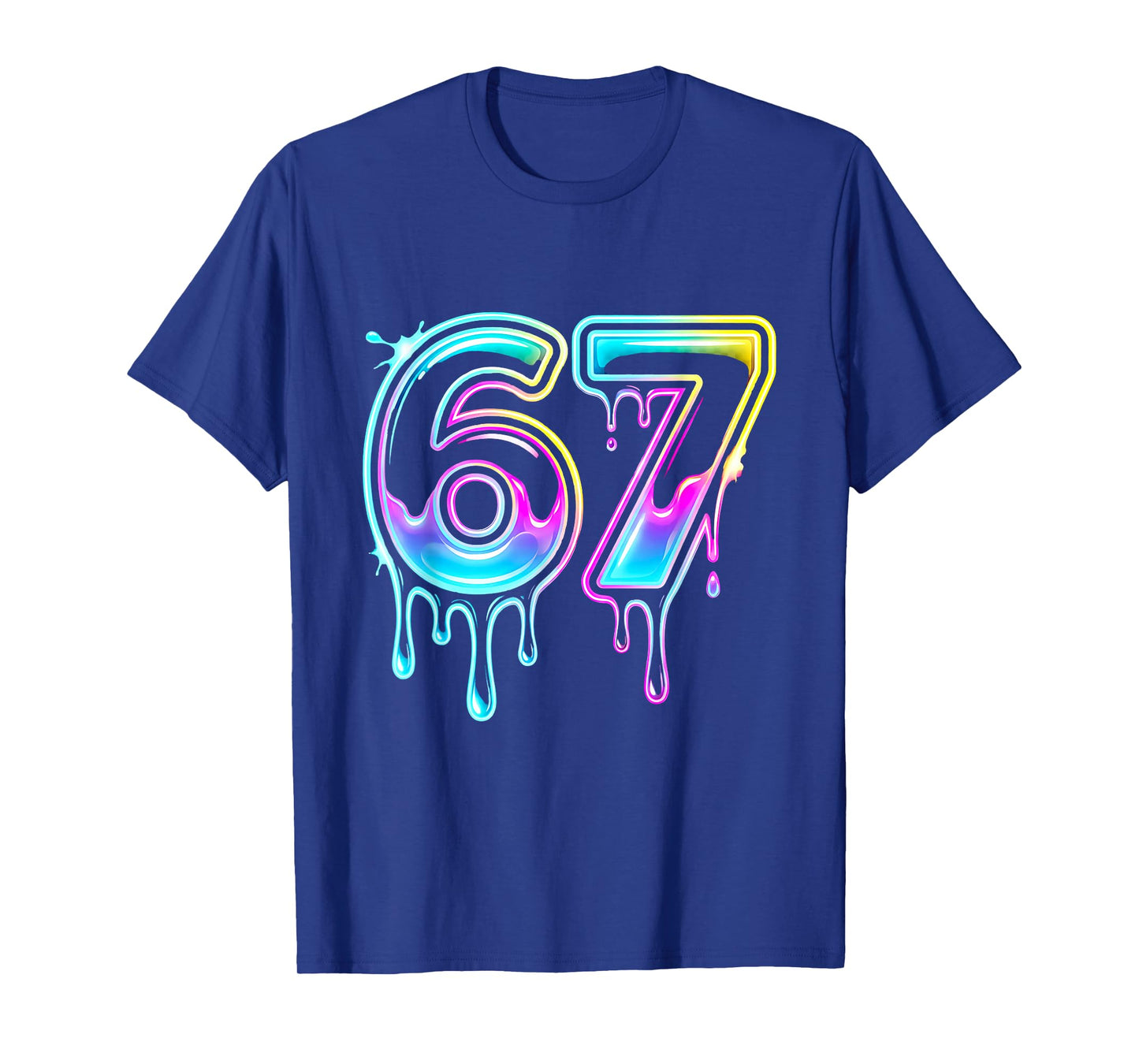 Six Seven Ice Cream Drip Cool Meme 67 Funny 6 7 Boys Youth T-Shirt