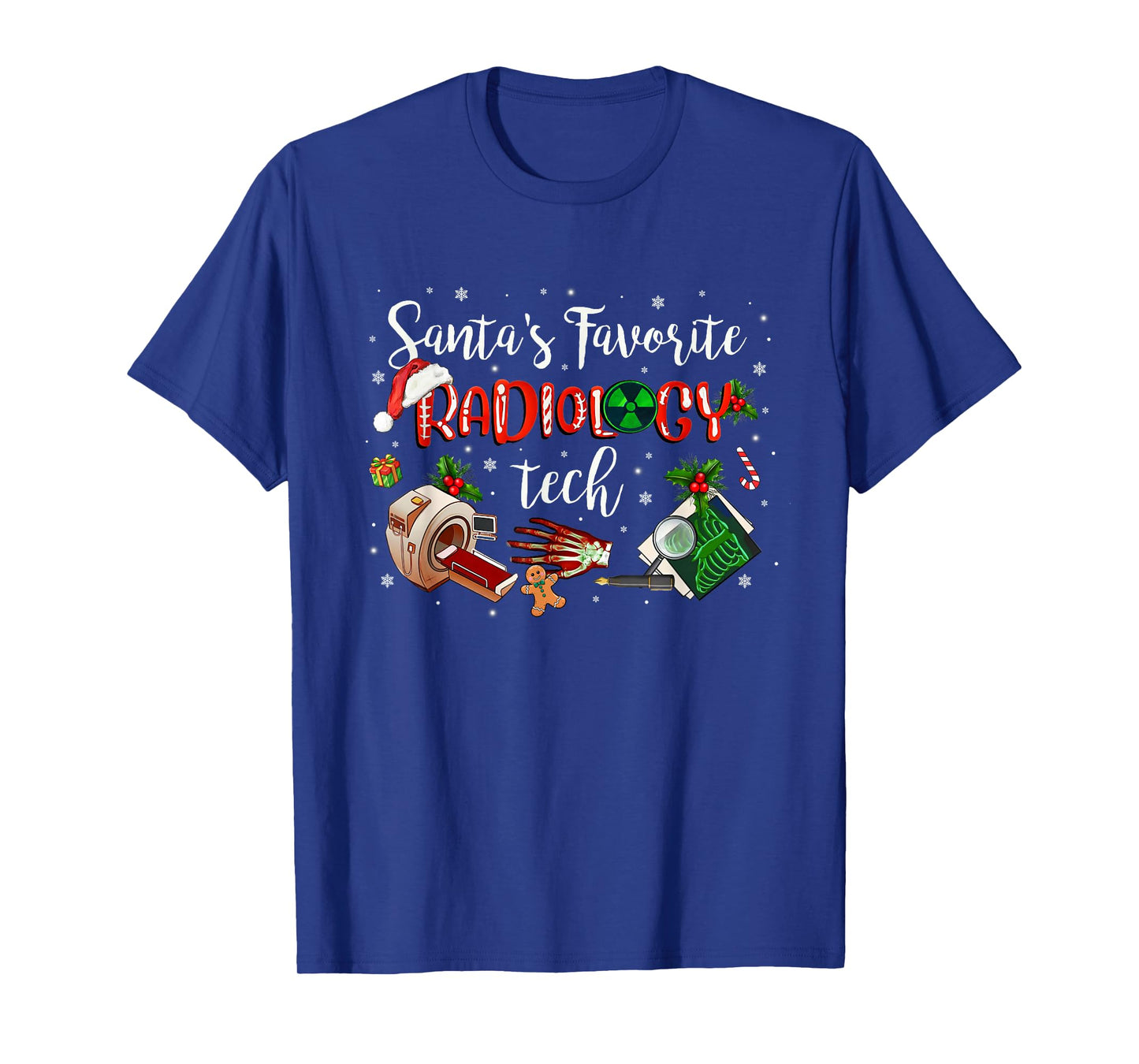 Radiologic Technologist Rad Tech Christmas CT MRI Tech T-Shirt