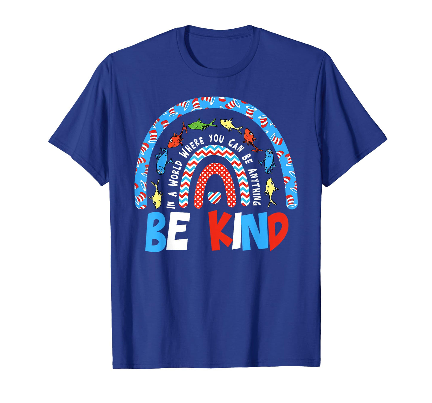 Autism Awareness Be Kind Why Fit in Doctor Teacher Cat Hat T-Shirt