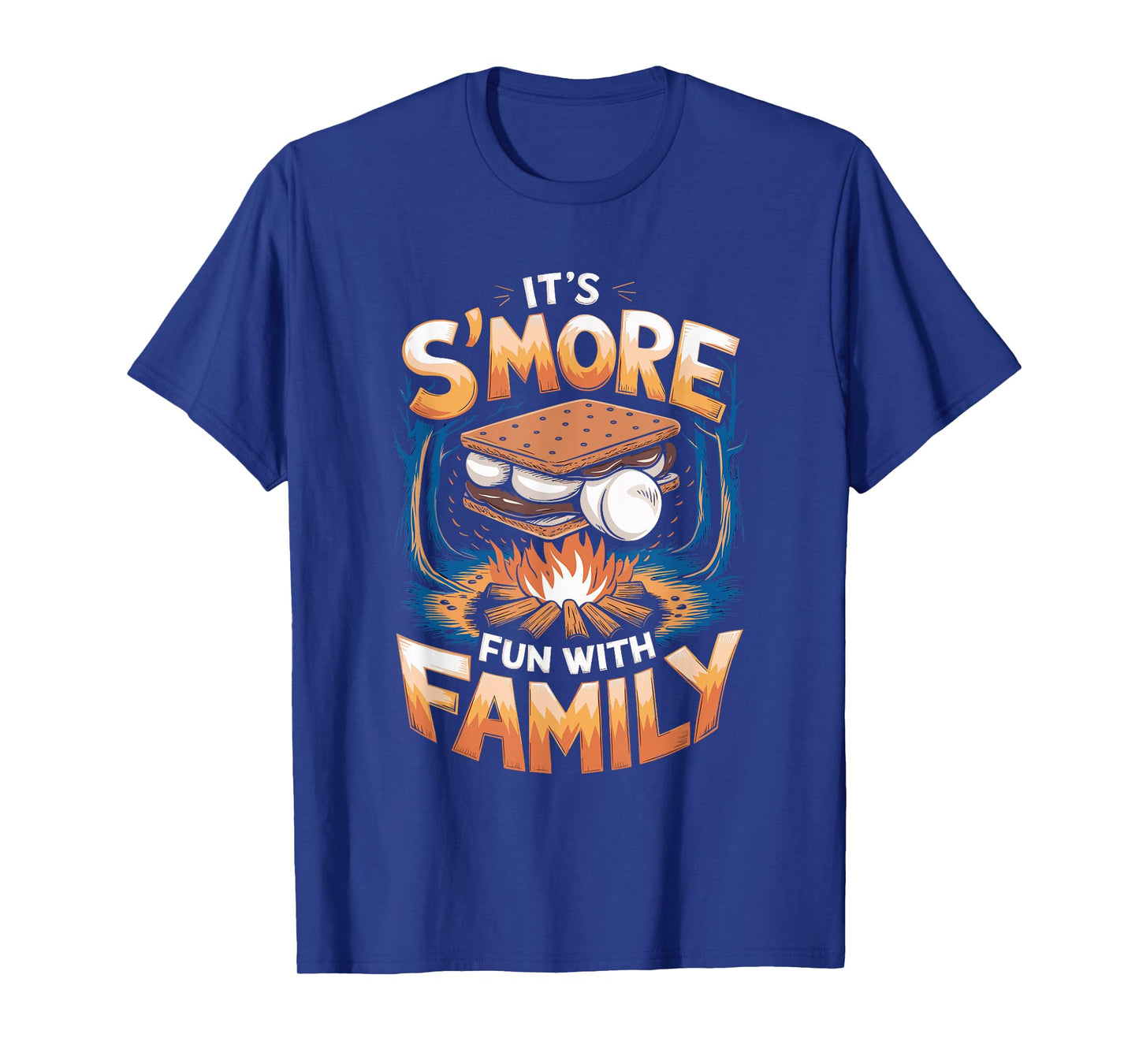 It’s S’More Fun with Family Cute Campfire Art T-Shirt