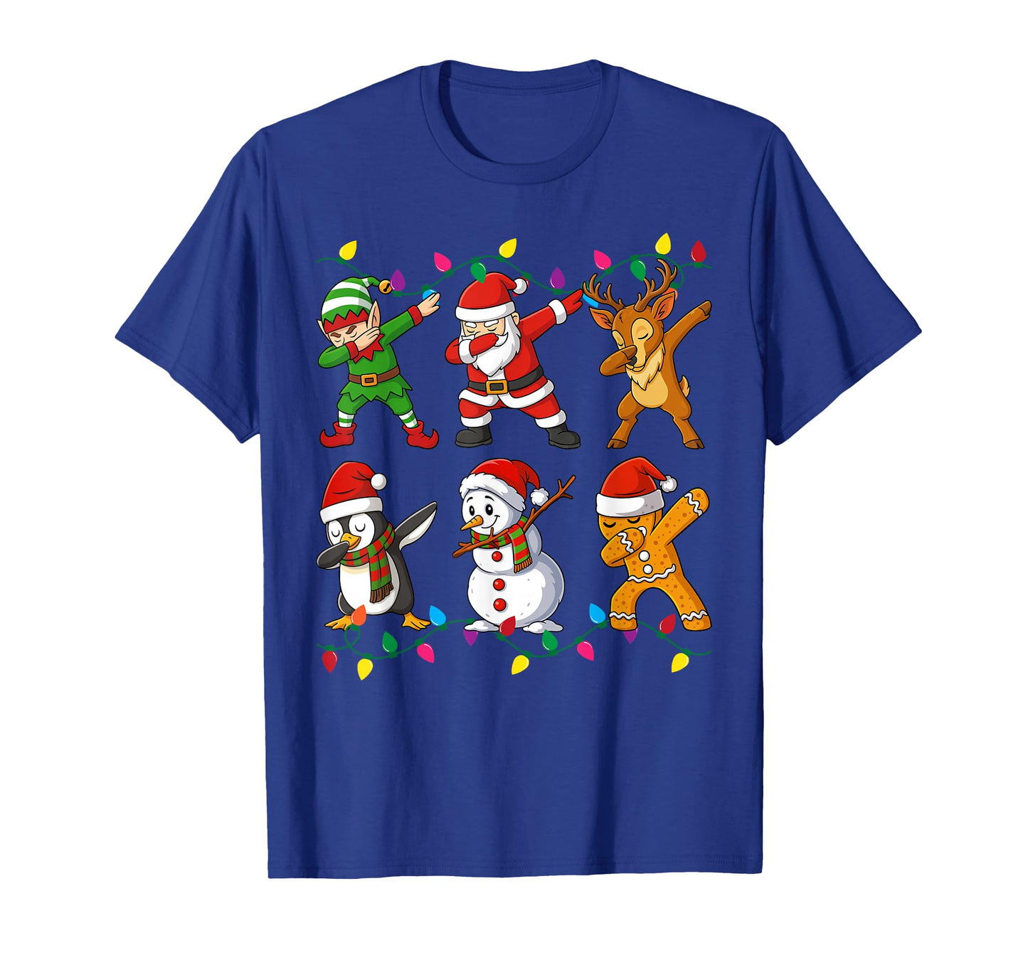 Dabbing Santa Elf Friends Christmas Boys Girls Men Xmas Dab T-Shirt