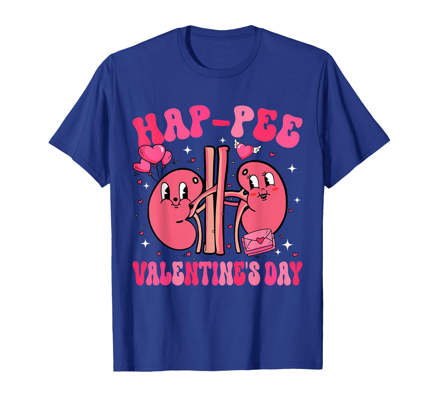 Retro Valentine Hap-Pee Kidney Urology Nurse Valentine's Day T-Shirt