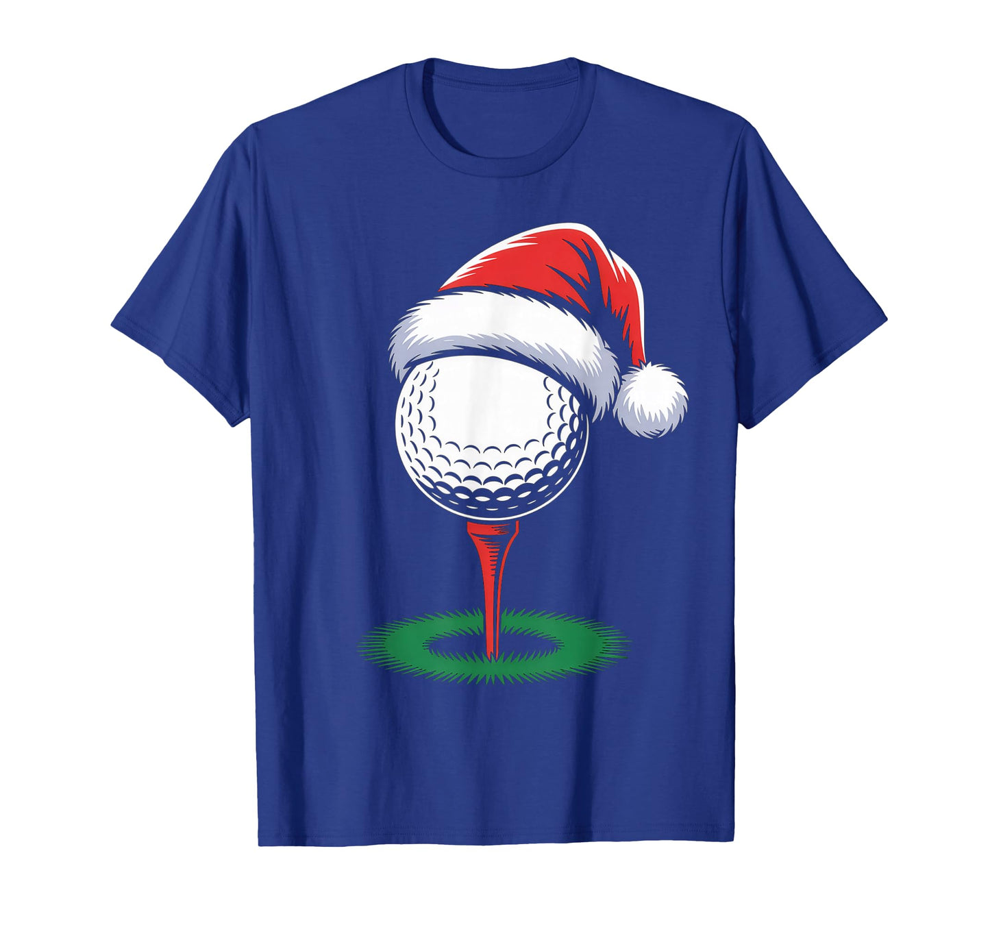 Funny Golf Christmas Santa Hat Holiday T-Shirt