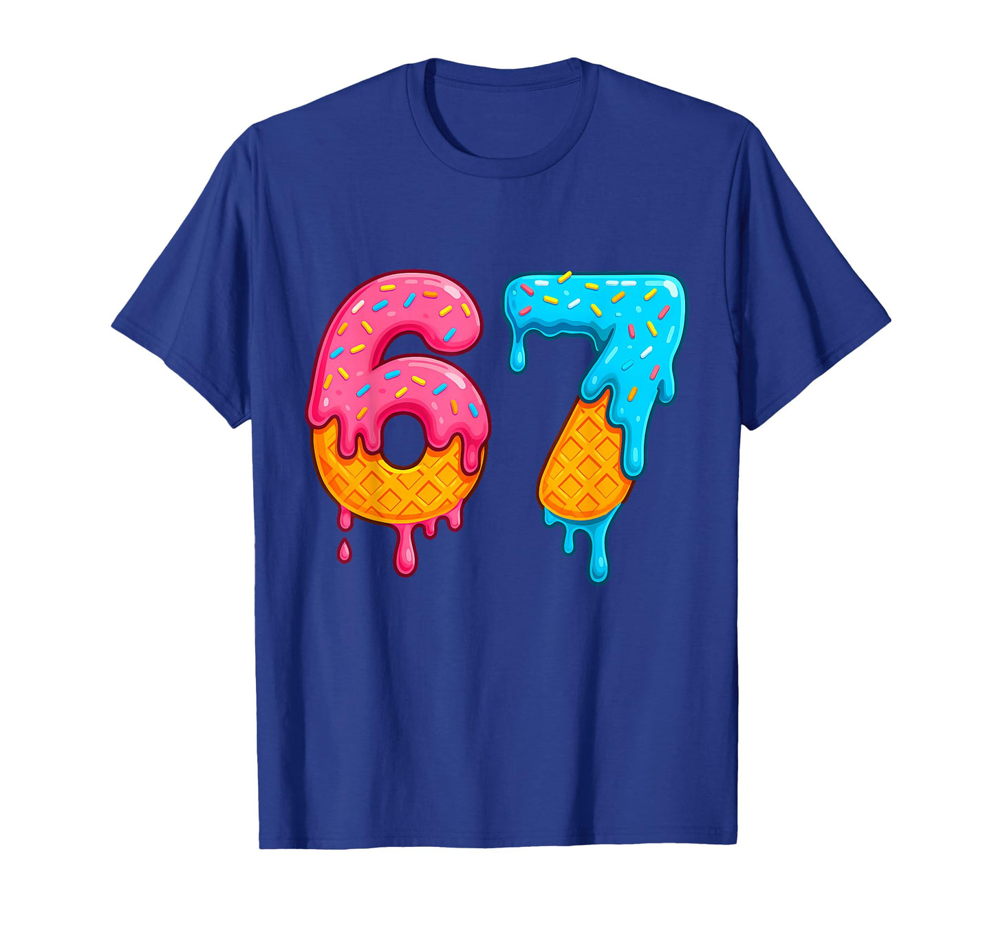 Mason 67 Ice Cream Drip Meme Six Seven Funny T-Shirt