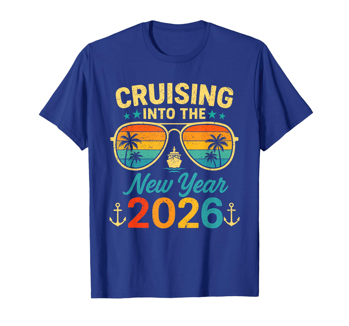 Cruise Into New Year 2026 Bringing New Year Together T-Shirt