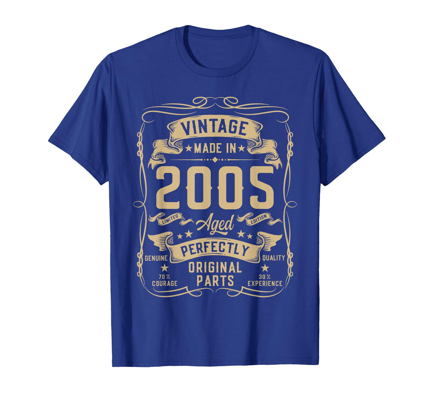Vintage 2005 21yr 21st Birthday Gifts for Men 21 Years Old T-Shirt