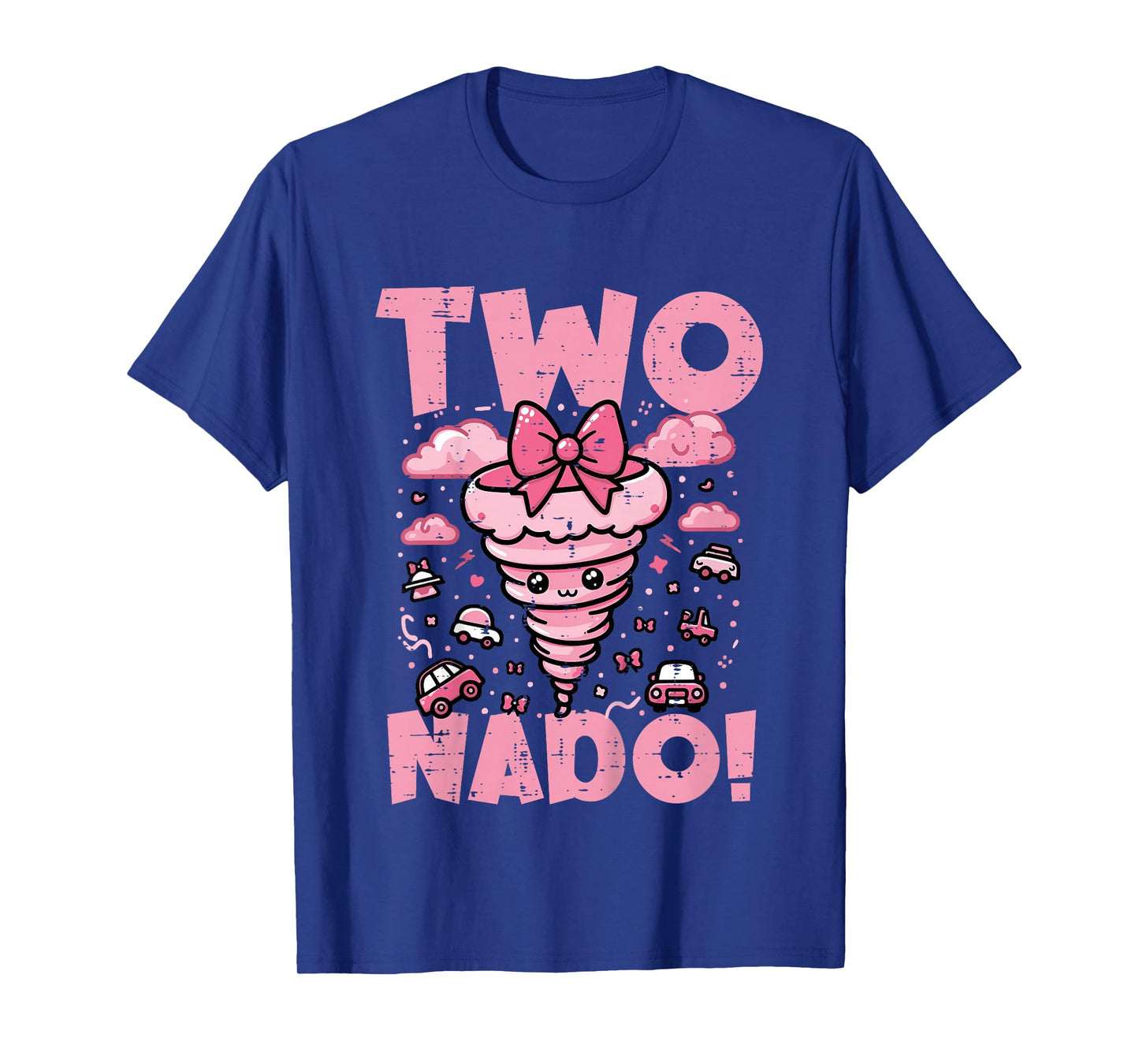 Kids 2nd Birthday Two Nado Funny 2 Year Old Girls Kids Toddler T-Shirt