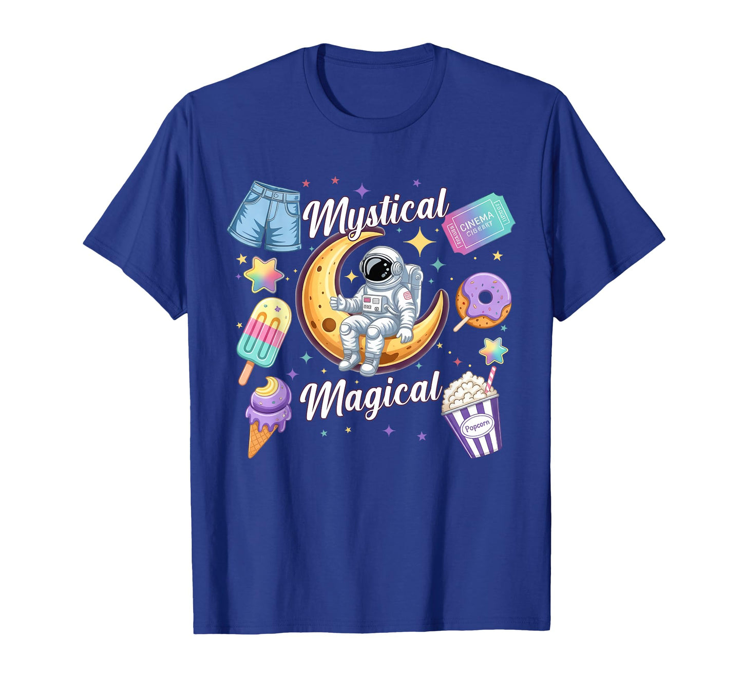 Mystical Magical Retro Aesthetic Space Gifts Men Women Kids T-Shirt