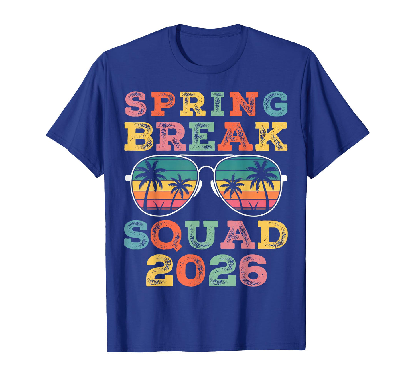 Spring Break Squad 2026 Funny Vintage Team Family Fun T-Shirt