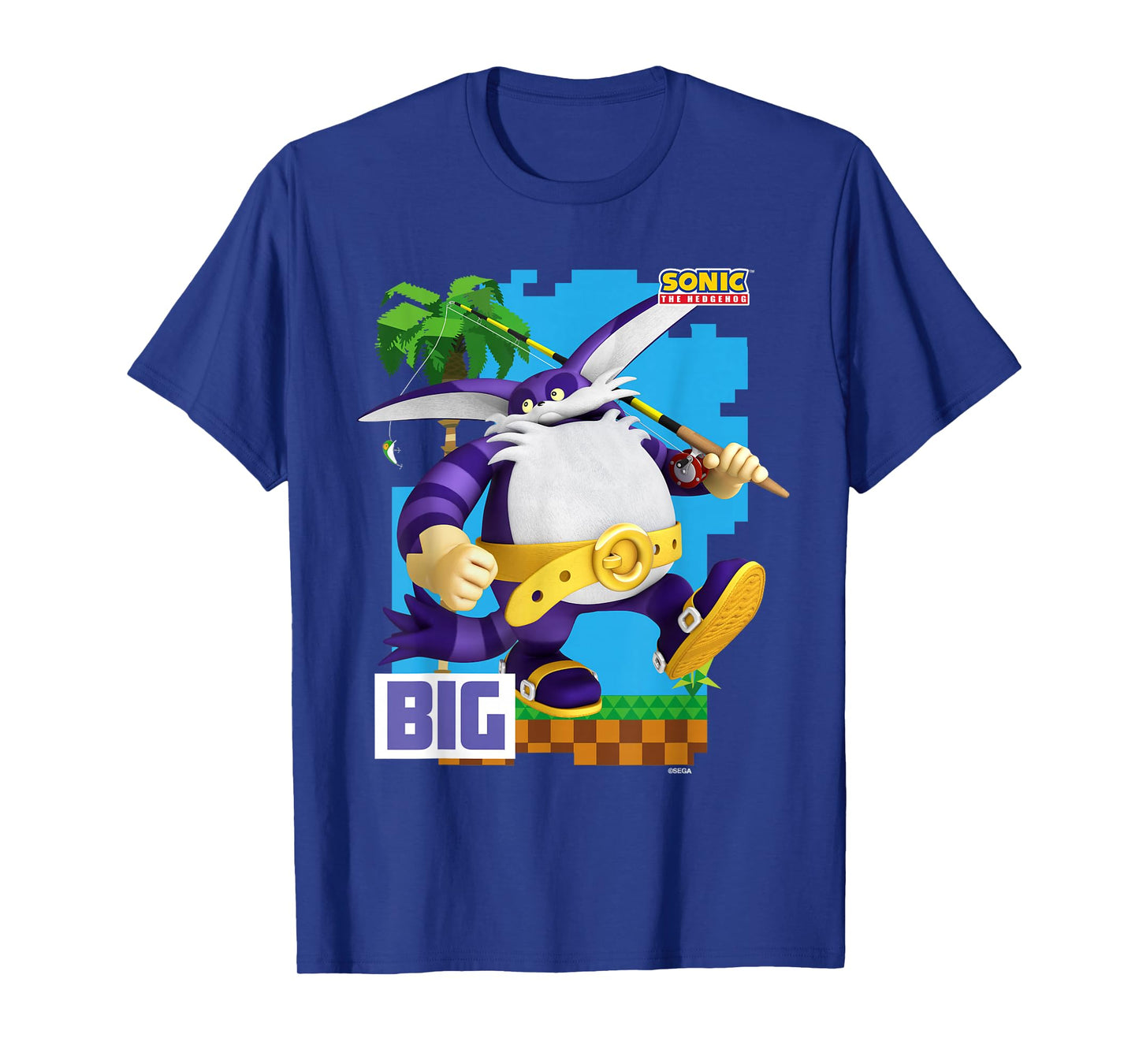 Sonic The Hedgehog - in The Zone - Big T-Shirt