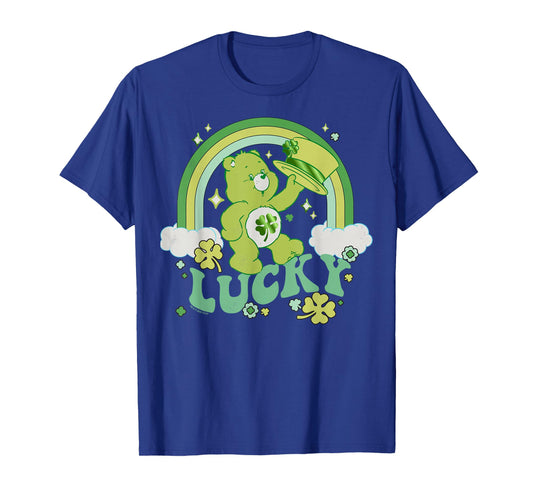 Care Bears St. Patrick's Day Lucky Bear Rainbow Portrait T-Shirt