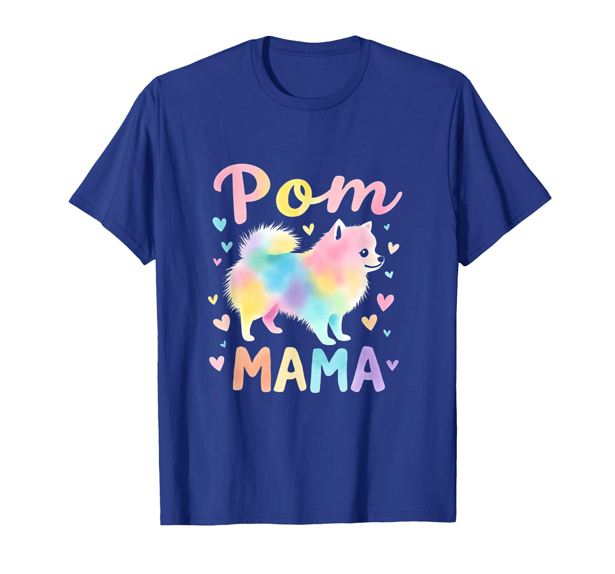 Pomeranian Mama Design Colorful Pomeranian Mom T-Shirt