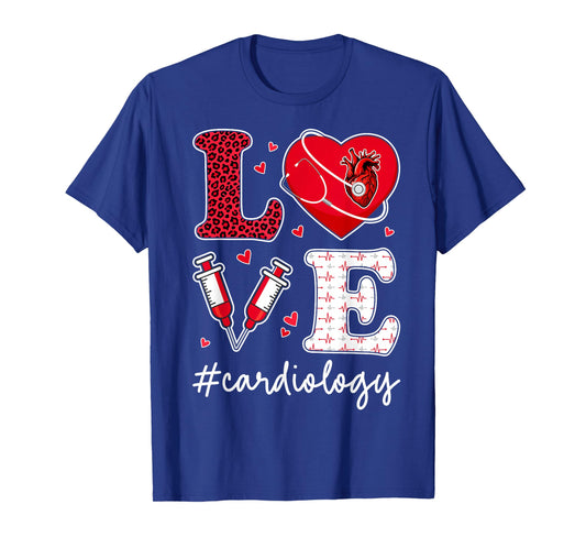 Love Cardiology - Valentine’s Day Cardiologist Couple T-Shirt