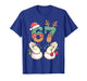 67 Meme Six Seven 6 7 Meme Funny Christmas Santa Reindeer T-Shirt