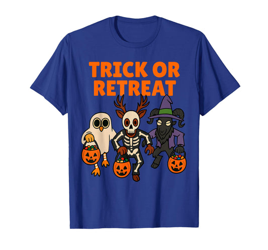 99 Nights Halloween in The Forest Trio – Owl, Deer, Ram T-Shirt