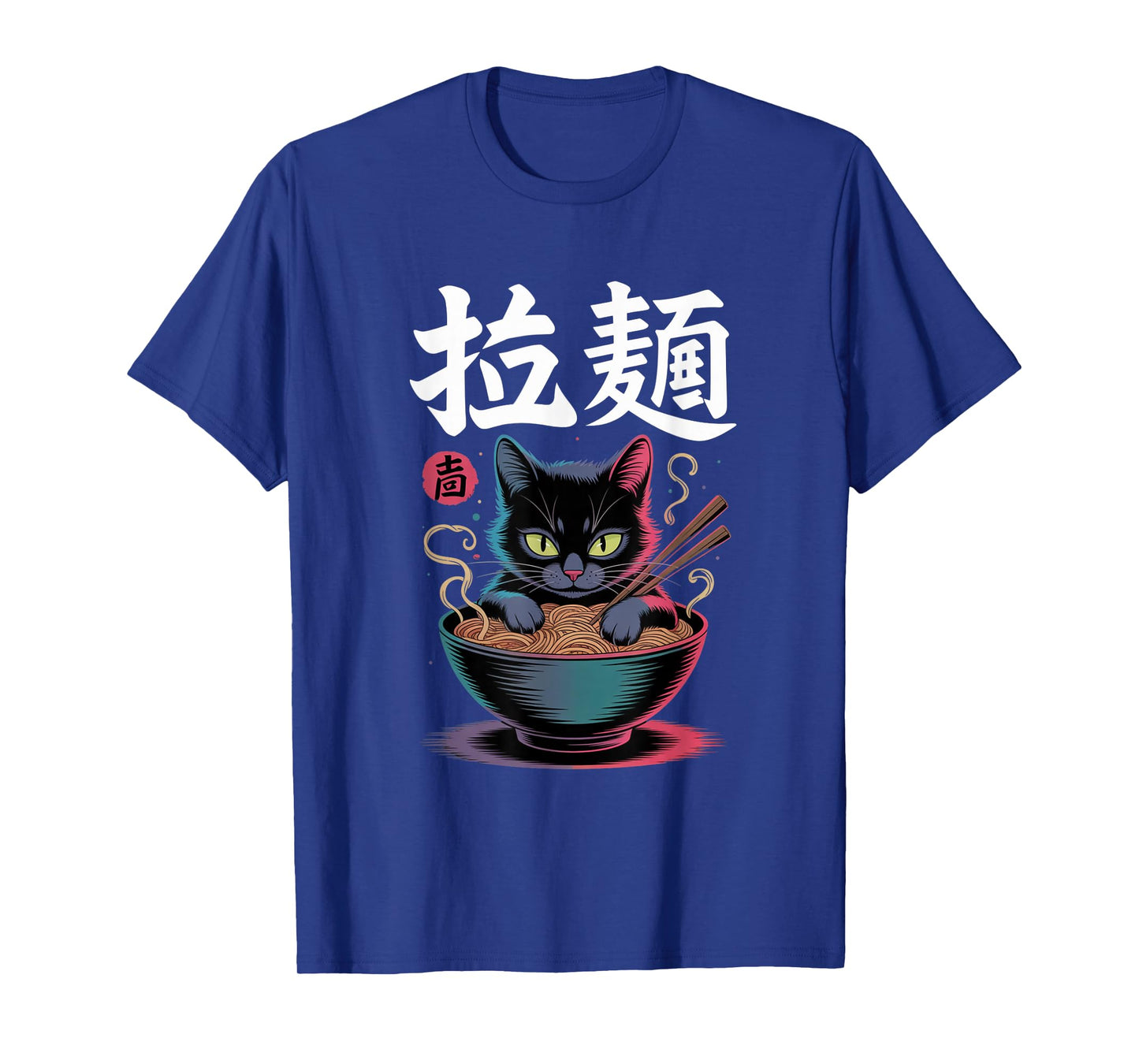 Vintage Ramen Cat Kawaii Japanese Food Noodle Anime Gifts T-Shirt
