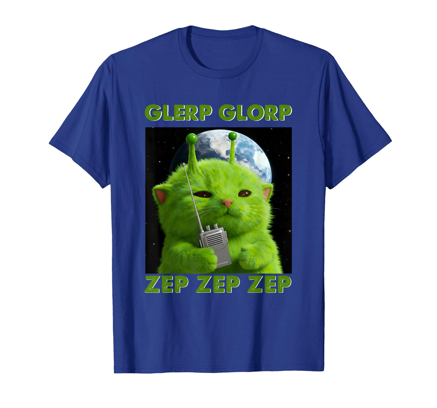 Gnarp Cat Silly Alien Cat Meme Brainrot Meme Funny Silly Cat T-Shirt