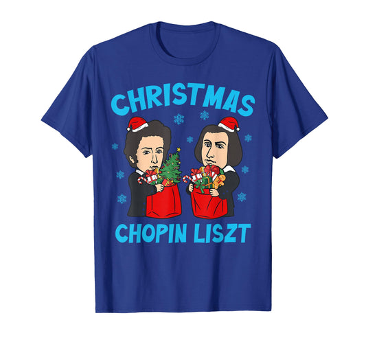 Chopin Liszt Ugly Christmas Men Women Kids Classic Music T-Shirt