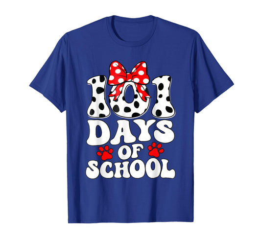 Happy 101 Days of School Funny Student Teacher Kids T-Shirt